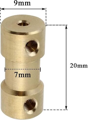 محول ثمل موصل موصل موصل محرك النحاس ل RC Boat Car Airplane 2mm 2.3mm 3mm 3.17mm 4mm 5mm 6mm n20 مفصل الإرسال مع مفتاح سداسي ومسامير in Kuwait