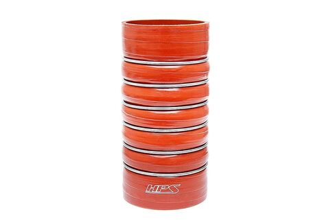 HPS CAC-400-L10-HOT Silicone High Temperature 4-ply Aramid Reinforced Charge Air Cooler CAC Hose Hot Side, 100 PSI Maximum Pressure, 10" Length, 4" ID, Orange in Saudi Arabia