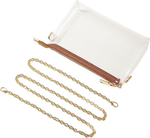 محفظة واضحة للسيدات معتمدة ، حقيبة صغيرة من ملعب Crossbody Bag Clats in Kuwait