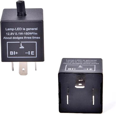 1 PC 12V 3-DO-Pin LED مرحل فلاش قابلة للتعديل للسيارة لضوء الإشارة CF13 in Kuwait