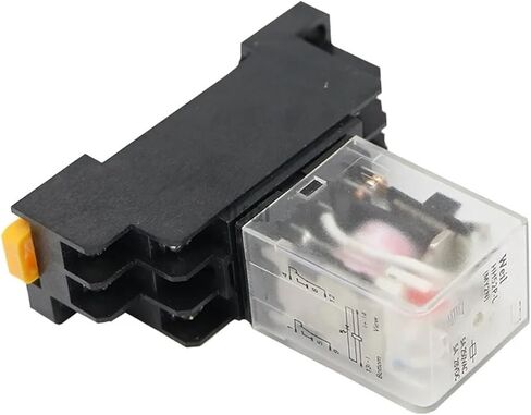 1SET MY2NJ HH52P ترحيل كهرومغناطيسي صغير DC/AC 12V 24V 110V 220V 380 COOL GOUSP DPDT 8 PIN MICRO RELAY مع المقبس (DC ، 110V) in Kuwait