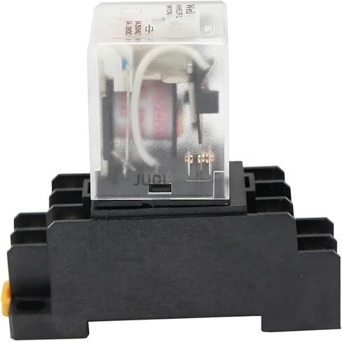 1SET MY2NJ HH52P ترحيل كهرومغناطيسي صغير DC/AC 12V 24V 110V 220V 380 COOL GOUSP DPDT 8 PIN MICRO RELAY مع المقبس (DC ، 110V) in Kuwait