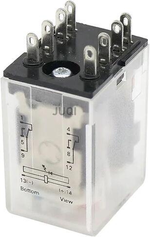 1SET MY2NJ HH52P ترحيل كهرومغناطيسي صغير DC/AC 12V 24V 110V 220V 380 COOL GOUSP DPDT 8 PIN MICRO RELAY مع المقبس (DC ، 110V) in Kuwait