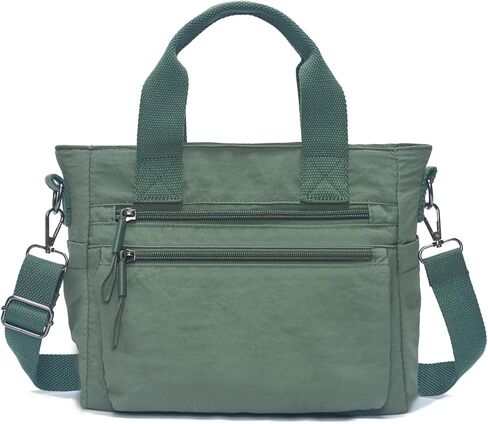Small Nylon Tote Bag for Women Lightweight Crossbody Tote Handbag with Long Strap for Daily, Work, College & Travel in Kuwait