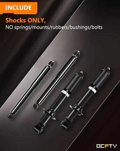 OCPTY Front and Rear Shock Absorber Struts Suspension kit Fits 2003-2011 for Ford for Crown Victoria | 2003-2011 for Lincoln for Town Car | 2003-2011 for Mercury for Grand Marquis with 551600 71346 in Saudi Arabia