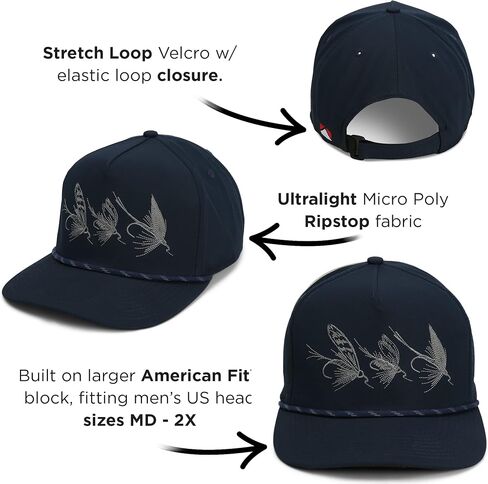 Paramount Outdoors Brown Trout Fin Mesh Back Fly Fishing Trucker Hat for Men in Kuwait