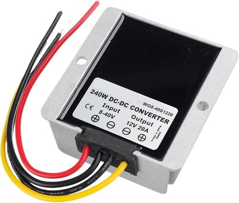 1pcs 8-40V 13.8V to 12V 6A 10A 15A 20A Boost-Buck Converter 240W Step-Down Step-up Voltage Stabilizer for Cars(8-40V to 12V 15A) in Kuwait