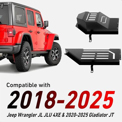 Metal Front Door Pocket Storage Box Fit for Jeep Wrangler JL JLU 4XE 2018-2025 & Gladiator JT 2020-2025, Door Side Insert Organizer Car Storage Organizer Expansion Accessories, 2PCS in Saudi Arabia