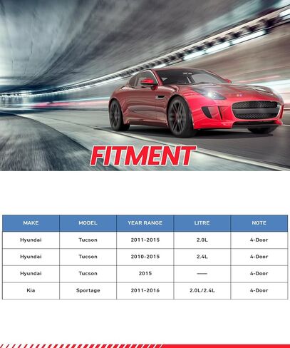 Rear Dics Brake Caliper Assembly with Bracket Compatible with 2010-2015 Hyundai Tucson| Set of 2 Rear Brake Caliper Driver and Passenger Side | Brake Calipers for 19-B6390 & 19-B6391 in Saudi Arabia