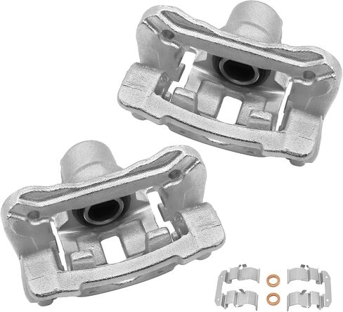 Rear Dics Brake Caliper Assembly with Bracket Compatible with 2010-2015 Hyundai Tucson| Set of 2 Rear Brake Caliper Driver and Passenger Side | Brake Calipers for 19-B6390 & 19-B6391 in Saudi Arabia