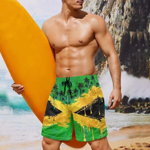 Swim Shorts Men 2025 Mens Swim Tranks Systlish Flag Beach Shorts S-4XL in Kuwait