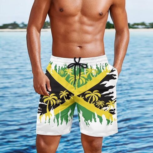 Swim Shorts Men 2025 Mens Swim Tranks Systlish Flag Beach Shorts S-4XL in Kuwait