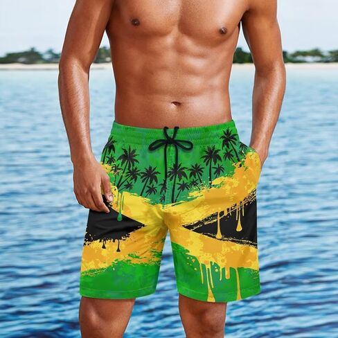 Swim Shorts Men 2025 Mens Swim Tranks Systlish Flag Beach Shorts S-4XL in Kuwait