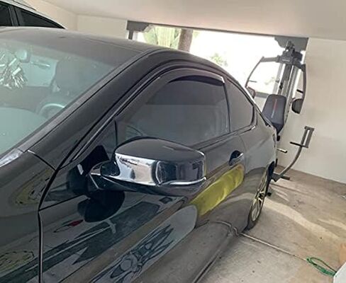 SlickMod Chrome Delete Blackout Vinyl Overlay for 2013-2017 Honda Accord Coupe Window Trim (Gloss Black) in Saudi Arabia