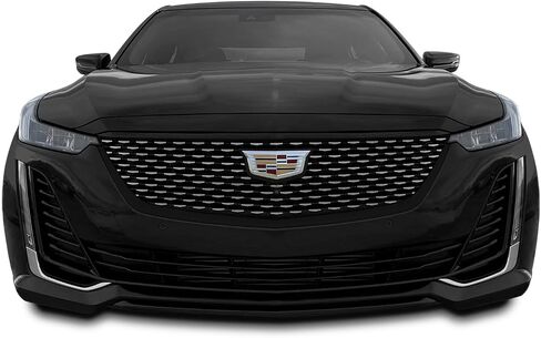 SlickMod Chrome Delete Blackout Vinyl Overlay for 2020-2023 Cadillac CT5 Foglight Trim (Gloss Black, 3. Foglight Trim) in Saudi Arabia