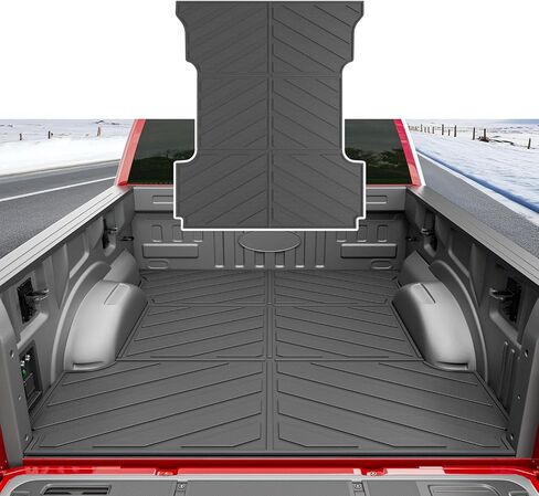 حصيرة سرير الشاحنة بطول 6.5 قدم متوافقة مع 2015-2024 Ford F-150 Truck Liner Cargo Mat استبدال بطانة السرير الطويلة لملحقات Ford F150 2015-2024 in Saudi Arabia