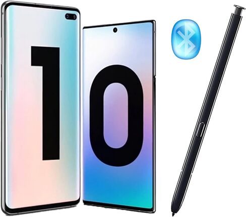 Note 10 S Pen WithBluetooth Replacement for Samsung Galaxy Note 10/Note 10 Plus/Note 10+ 5G Stylus Pen,4095 Pressure Sensor(Aura Glow Silver) in Saudi Arabia