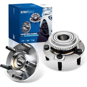 Detroit Axle - Front Wheel Bearing Hubs for 1994-2004 Ford Mustang, Replacement 1995 1996 1997 1998 1999 2000 2001 2002 2003 Mustang Wheel Bearing and Hubs Assembly Set, Pair Hubs in Saudi Arabia