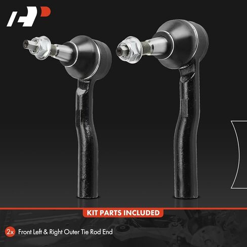 A-Premium 2 X ROD OUTER ROD الأمامي ، متوافق مع شيفروليه كروز 2016-2019 ، فولت 2016-2019 in Saudi Arabia
