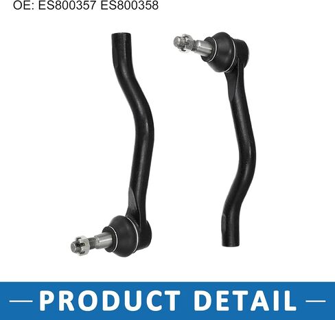 ارتباطات طرف قضيب التعادل الخارجية الأمامية ES800357 ES800358 تعليق قضيب التعادل في Nissan Altima 2007-2015 الأسود (مجموعة 2) in Kuwait