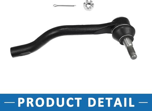ارتباطات طرف قضيب التعادل الخارجية الأمامية ES800357 ES800358 تعليق قضيب التعادل في Nissan Altima 2007-2015 الأسود (مجموعة 2) in Kuwait