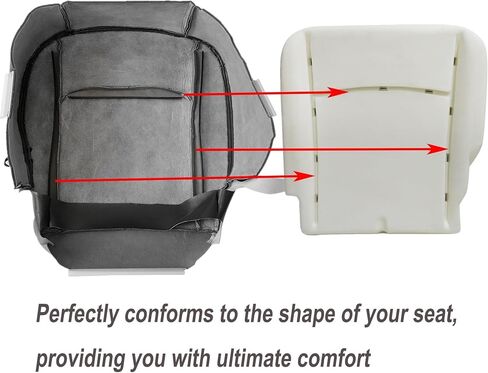 GXARTS SIDE SIDE SIDE BOTTOMENT PROMMER SET CUSHION CUSHION PAD INSERT LOTING FOR DODGE RAM 1500 2500 3500 4500 5500 2009 2010 2011 2013 2014 2015 2015 2017 2018 68050461AA 068050461A 068050461 in Kuwait