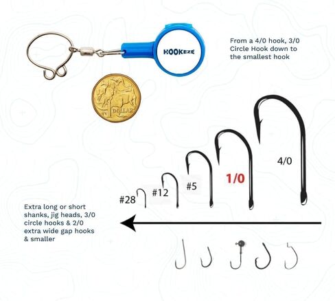 HOOK-EZE Fishing Knot Tying Tool (1 Pack), Fly Fishing Accessories Tie Fishing Line to Hooks, Fishing Gear and Equipment for Bass Trout, Unique Fishing Gifts Stocking Stuffers & Gadgets Tackle for Men in Saudi Arabia