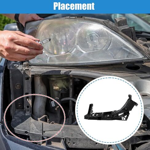 ACROPIX Left Driver Side Headlight Beam Bracket Mounting Support Retainer Fit for Mercedes-Benz ML350 2012-2015 - Pack of 1 in Saudi Arabia