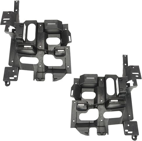 TRQ Driver & Passenger Side Headlight Bracket Compatible with Chevrolet GM1221130 GM1221131 in Saudi Arabia