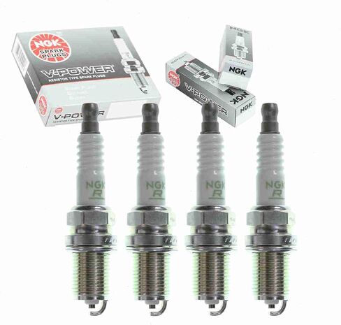 4 pc NGK V-Power Spark Plugs compatible with Mitsubishi Mirage 1.8L L4 1993-2002 in Saudi Arabia