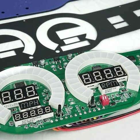 Intellitronix Universal Digital 6 Gauge LED Panel for Cars & Trucks DP10004 (Blue) in Saudi Arabia