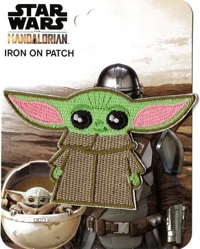 Star Wars The Mandalorian Patch Grogu Standing Sumproidered On in Saudi Arabia