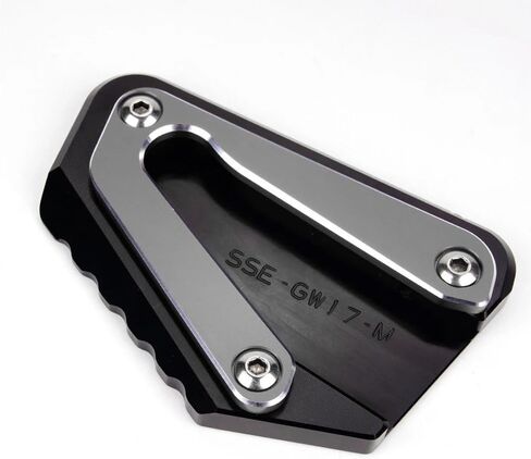 Motorcycle Kickstand Pad For Goldwing 1800 2018-2023 Gold Wing GL1800 2002-2017 Motorcycle CNC Foot Support Extension Plate Side Stand Enlarge(2018-2023 black) in Saudi Arabia
