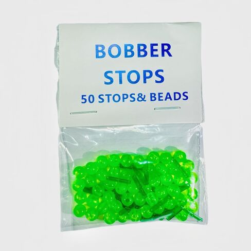 Bobber Stops and Fishing Beads-Three Hole-25 Stops and 50 Beads in Saudi Arabia