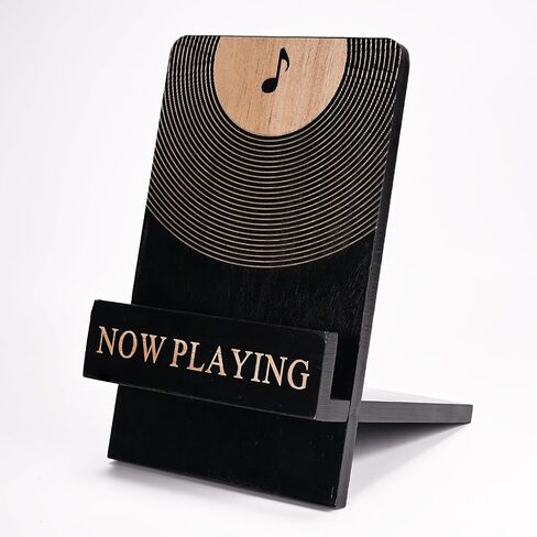 الآن تشغيل موقف سجل الفينيل: Wooden Now Play Stand ، وقصة عرض سجلات ريترو ، وملحقات الألبوم فينيل لعشاق LP in Saudi Arabia