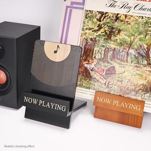 الآن تشغيل موقف سجل الفينيل: Wooden Now Play Stand ، وقصة عرض سجلات ريترو ، وملحقات الألبوم فينيل لعشاق LP in Saudi Arabia