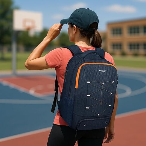 Ytonet Gym Backpack for Men Women, Gym Bag for Women with Shoe Compartment Large Water Resistant Lightweight Sport Backpack Fit 15.6 Inch Laptop, Sport, Workout, Travel, Black in Saudi Arabia