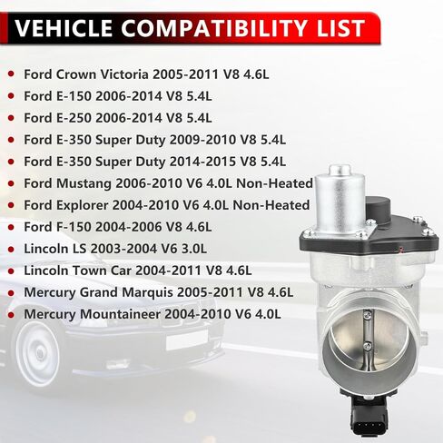 S20020 Throttle Body for Ford Crown Victoria 2005-2011 ، لـ E-150 06-14 ، لـ E-350 Super Duty 09-10 ، لـ Mustang 06-10 ، لـ Lincoln LS 03-04 ، ل Mercury Grand Marquis 05-11 4.6L/5.4L 3L5Z9E9EAA in Kuwait