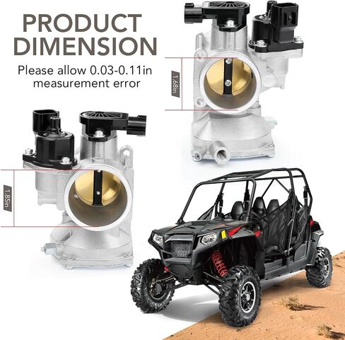 خانق جسم متوافق مع Polaris Ranger 800 2011-2016 RZR 800 4/S 2011-2014 1204195 in Kuwait
