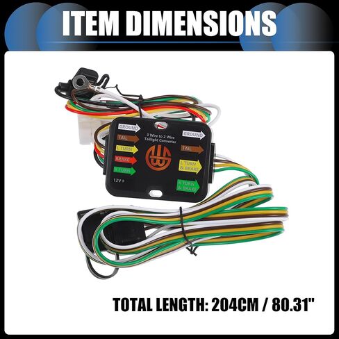 Vehicle 4-Pin Trailer Wiring Harness Kit, for Acura MDX 2014-2020 Black, 1 Set in Saudi Arabia