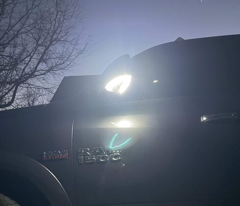 Ijdmtoy عدسة شبه ذكرية أبيض/العنبر Switchback LED BLIND DINDICALICATION SENDICALLENT UNDER SINDLAY TELL TELD ANGLY ANGLY TELLECTION TILLANGENT مع 2009-2018 DODGE RAM 1500 2500 3500 in Kuwait