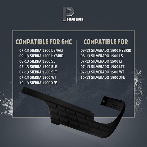 Perfit Liner Rear Right Passenger Side Bumper Step Pad Outer Trim Cover Compatible With 2007-2013 Chevy Silverado 1500 GMC Sierra 1500 GM1191125 15284314 in Saudi Arabia