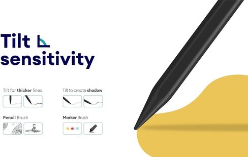 قلم Pencil Pro Active Stylus لجهاز iPad (2018-2022)، iPad Pro 11/12.9، iPad 6/7/8/9، iPad Mini 5/6، iPad Air 3/4/5 (أبيض لؤلؤي) in Saudi Arabia