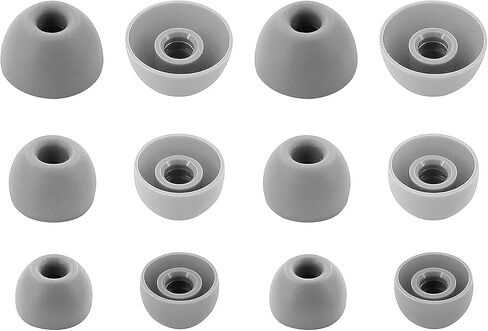 ALXCD Eartips Compatible with Beats Solo Buds, S/M/L 3 Sizes 6 Pairs Soft Silicon Earbuds Tips Replacement Ear Tips, Compatible with Beats Solo Buds, Matte Black in Kuwait