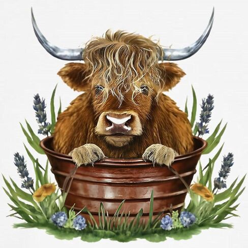 CafePress Highland Cow Sitting in A Metal Kids Baseball T Shirt Kids Cotton Baseball Jersey, 3/4 Raglan Sleeve Shirt in Saudi Arabia