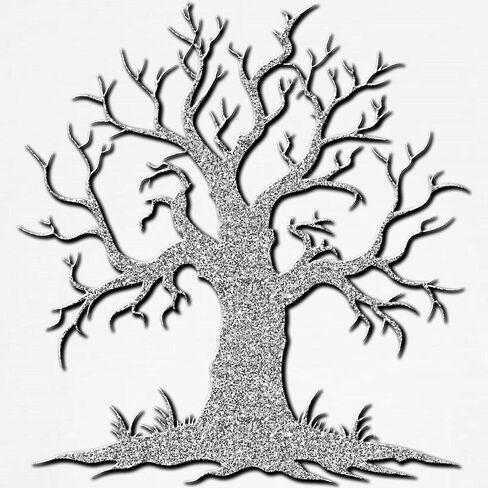 CafePress Silver Glitter Spooky Tree Kids Baseball T Shirt Kids Cotton Baseball Jersey, 3/4 Raglan Sleeve Shirt in Saudi Arabia