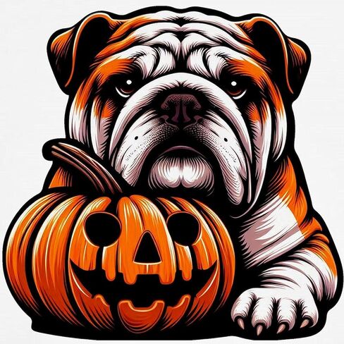Cafepress هالوين الإنجليزية Bulldog Jack O Lantern Autumn Kids Baseball Tirt Kids Cotton Jersey ، 3/4 Raglan Sleeve Shirt in Saudi Arabia