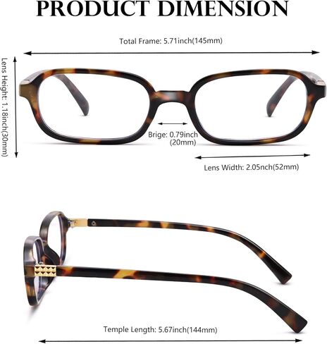 NuloOQ Retro Rectangle Glue Light Classes for Women Men Gen Square Class Frame Vintage Vintage Vintage in Kuwait