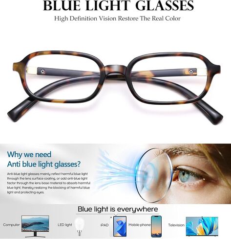 NuloOQ Retro Rectangle Glue Light Classes for Women Men Gen Square Class Frame Vintage Vintage Vintage in Kuwait
