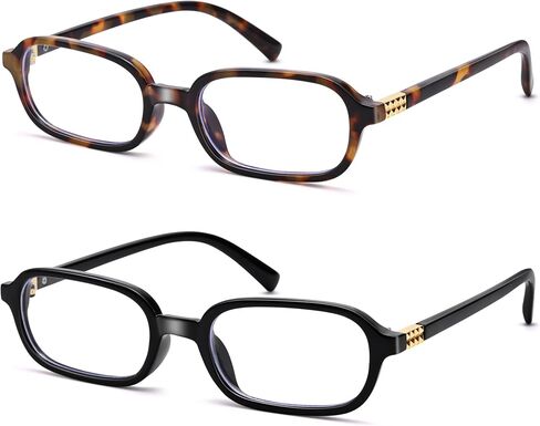 NuloOQ Retro Rectangle Glue Light Classes for Women Men Gen Square Class Frame Vintage Vintage Vintage in Kuwait